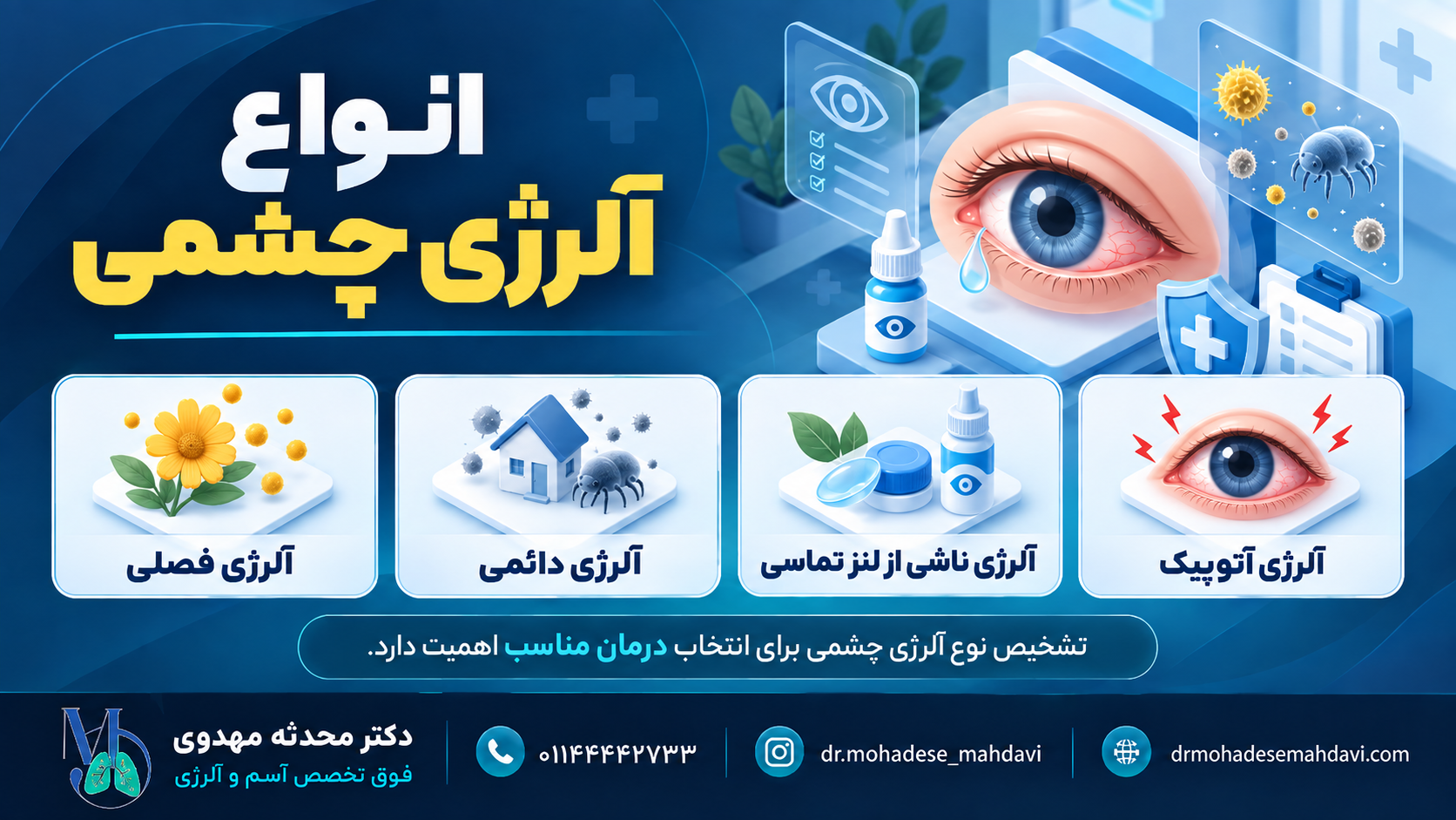انواع آلرژی چشمی