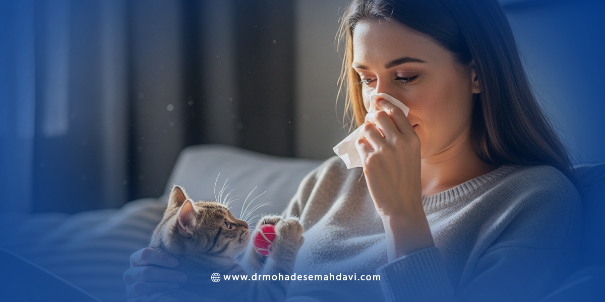 زندگی با گربه در افراد مبتلا به آلرژی